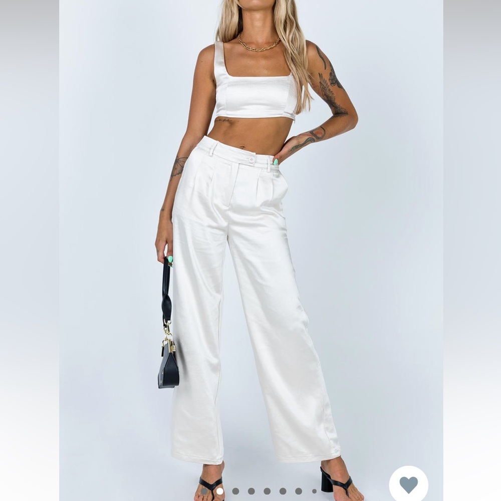 Princess Polly Huxley Set Satin Champage